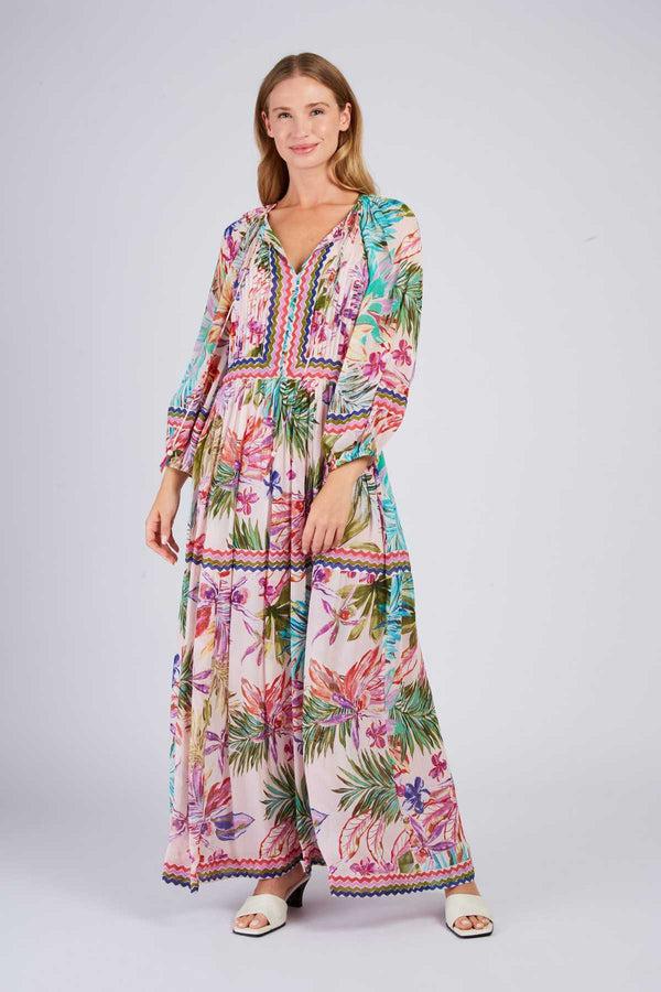 Rene Derhy Robe Longue Imprimée PERTHUIS