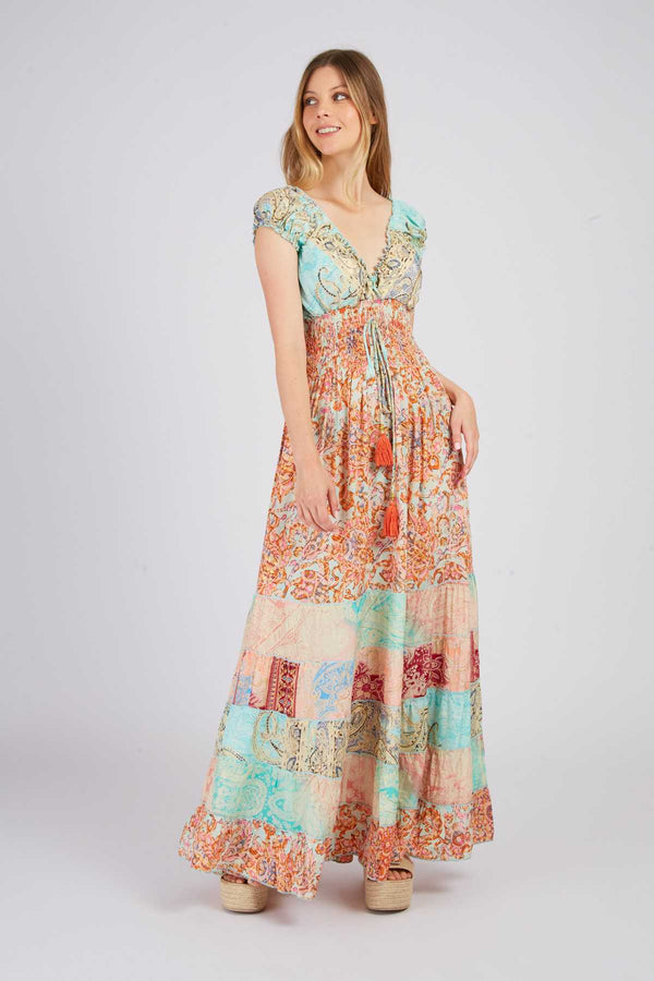 Rene Derhy Robe Longue Imprimée PETREL