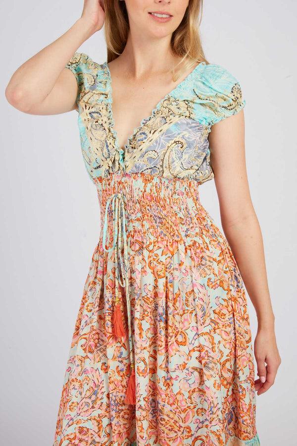 Rene Derhy Robe Longue Imprimée PETREL