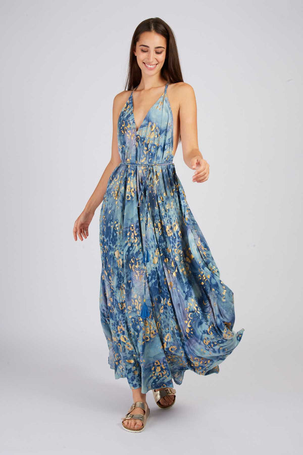 Rene Derhy Robe Longue Imprimée PETROPOLIS