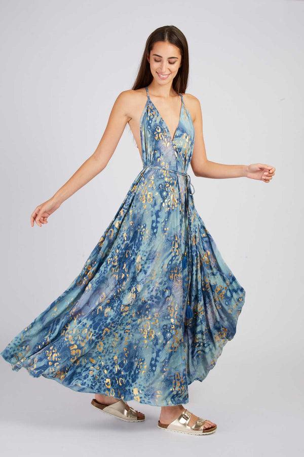 Rene Derhy Robe Longue Imprimée PETROPOLIS