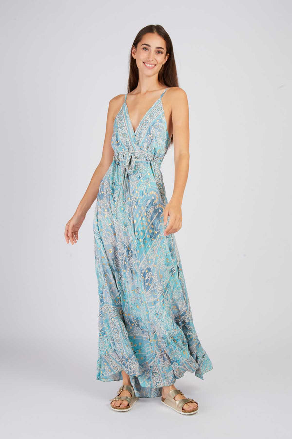 rene derhy Robe longue imprimée PETUNIA