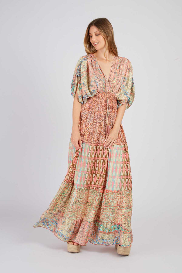 Rene Derhy Robe Longue Imprimée PEYROT