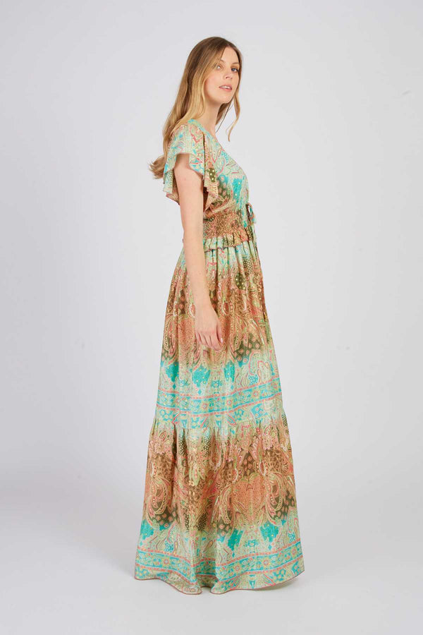 Rene Derhy Robe Longue Imprimée PEZENAS