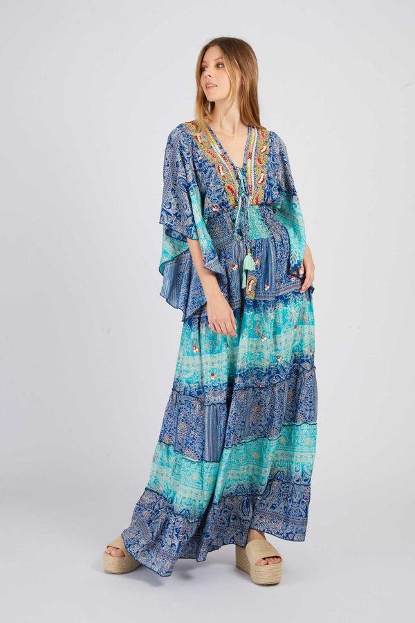 Rene Derhy Robe Longue Imprimée PHEBUS