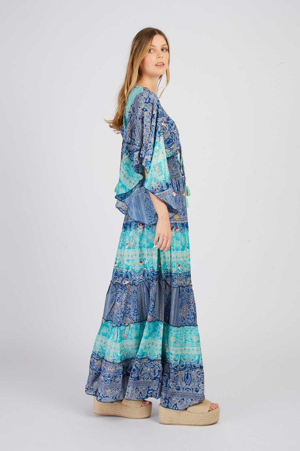 Rene Derhy Robe Longue Imprimée PHEBUS