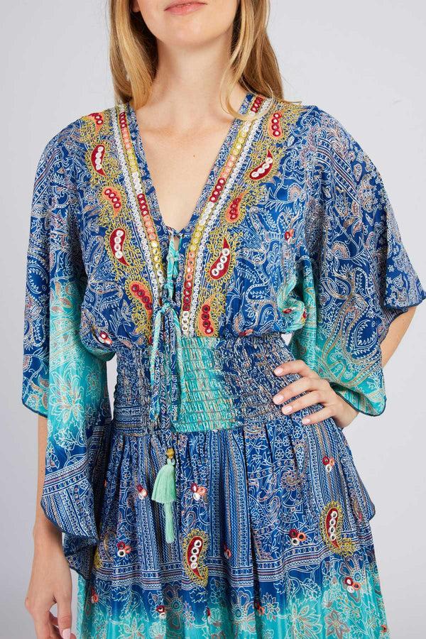 Rene Derhy Robe Longue Imprimée PHEBUS