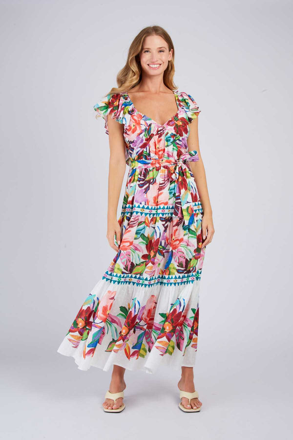 Rene Derhy Robe Longue Imprimée PHILOMENA