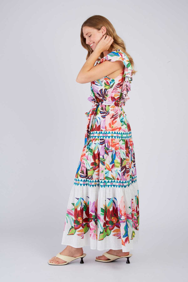 Rene Derhy Robe Longue Imprimée PHILOMENA