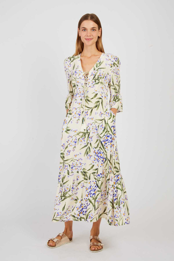 Rene Derhy Robe Longue Imprimée PIA