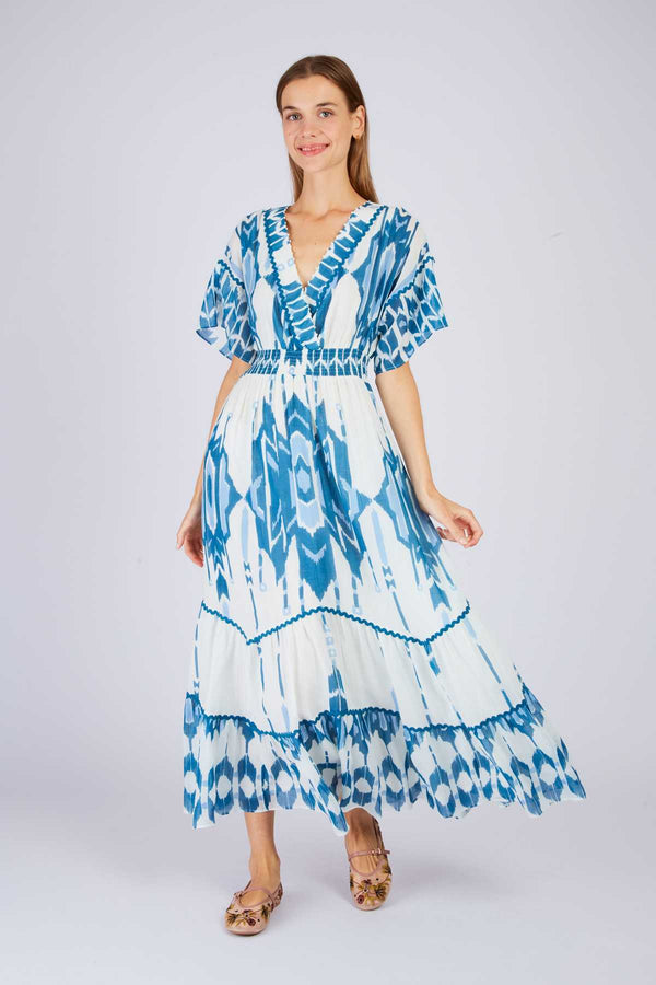 Rene Derhy Robe Longue Imprimée PRALOGNAN