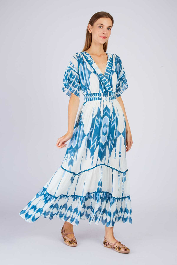 Rene Derhy Robe Longue Imprimée PRALOGNAN