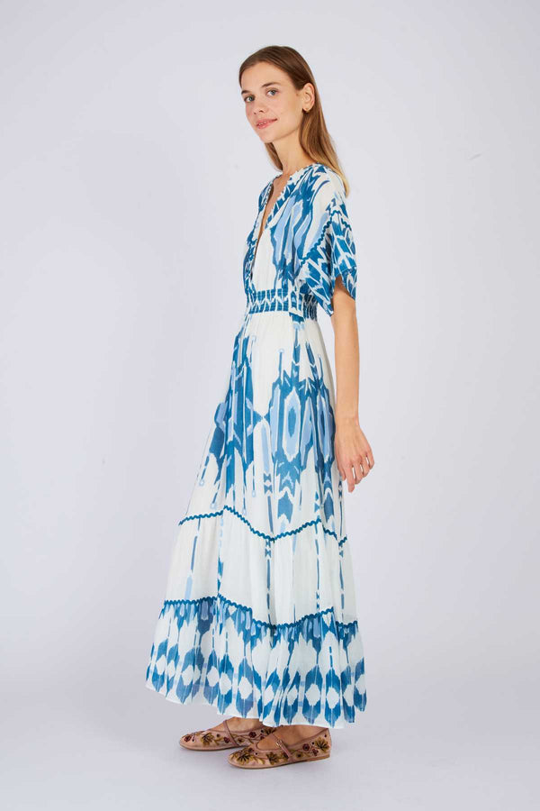 Rene Derhy Robe Longue Imprimée PRALOGNAN