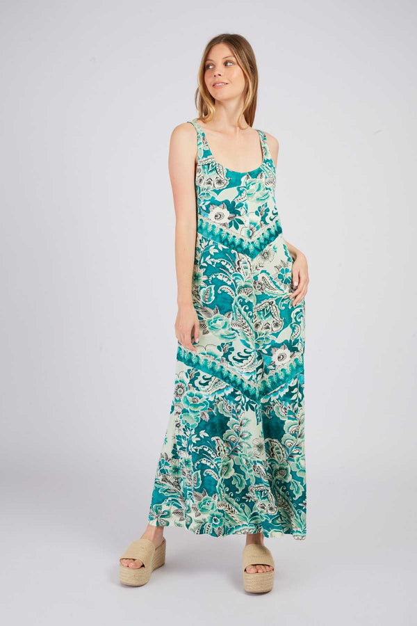 Rene Derhy Robe Longue Imprimée PROMESSE