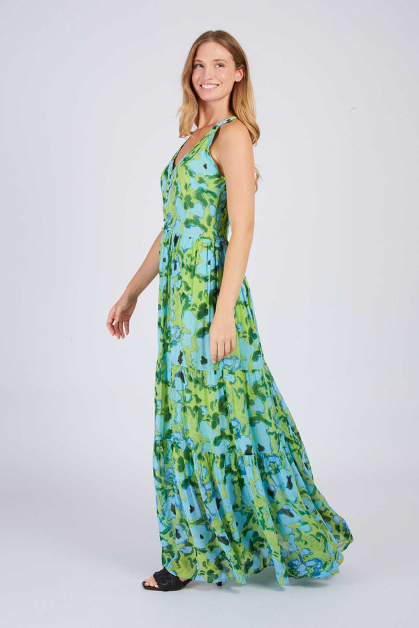 Rene Derhy Robe Longue Imprimée PRUNELLE