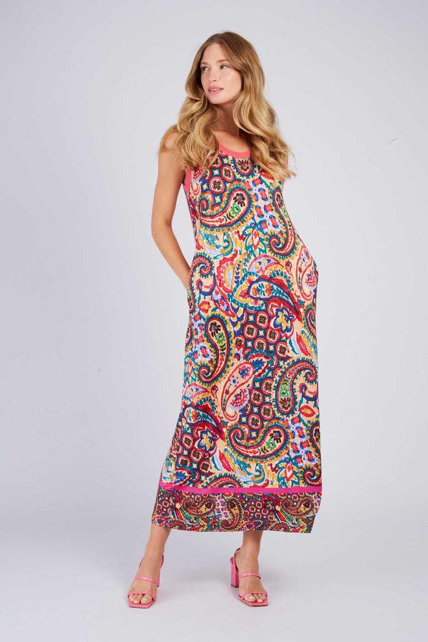 Rene Derhy Robe Longue Imprimée PYRGOS