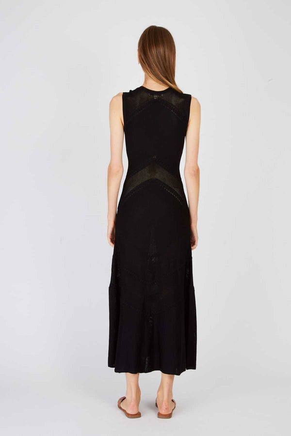 Rene Derhy Robe Longue Unie En Maille XANADU