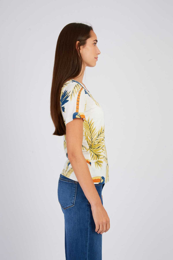 Rene Derhy T-shirt Imprimé à Sequins ZARZUELA