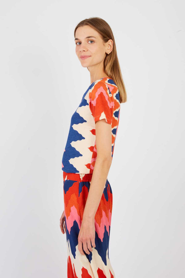 Rene Derhy T-shirt Imprimé Géométrique ZORBA