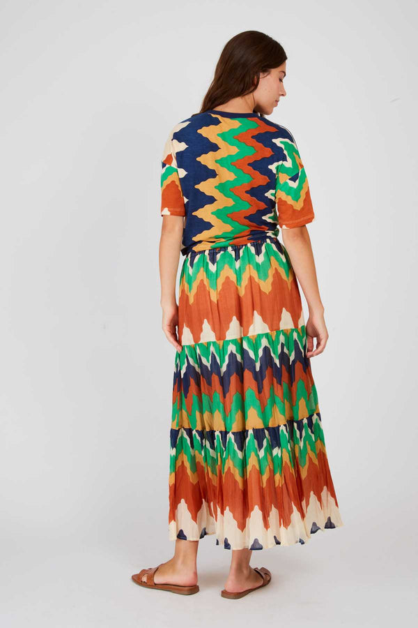 Rene Derhy T-shirt Noué Imprimé ZURICH