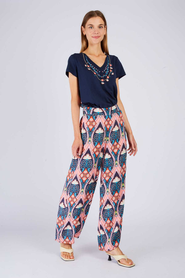 rene derhy Tee shirt brodé ZAFIRO