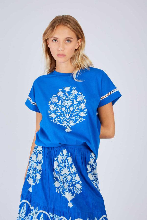 Rene Derhy Tee Shirt Brodé ZIBELINE