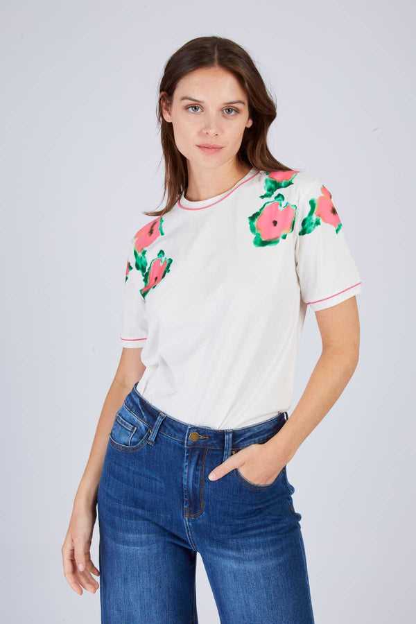 Rene Derhy Tee Shirt Imprimé ZAKYNTHOS