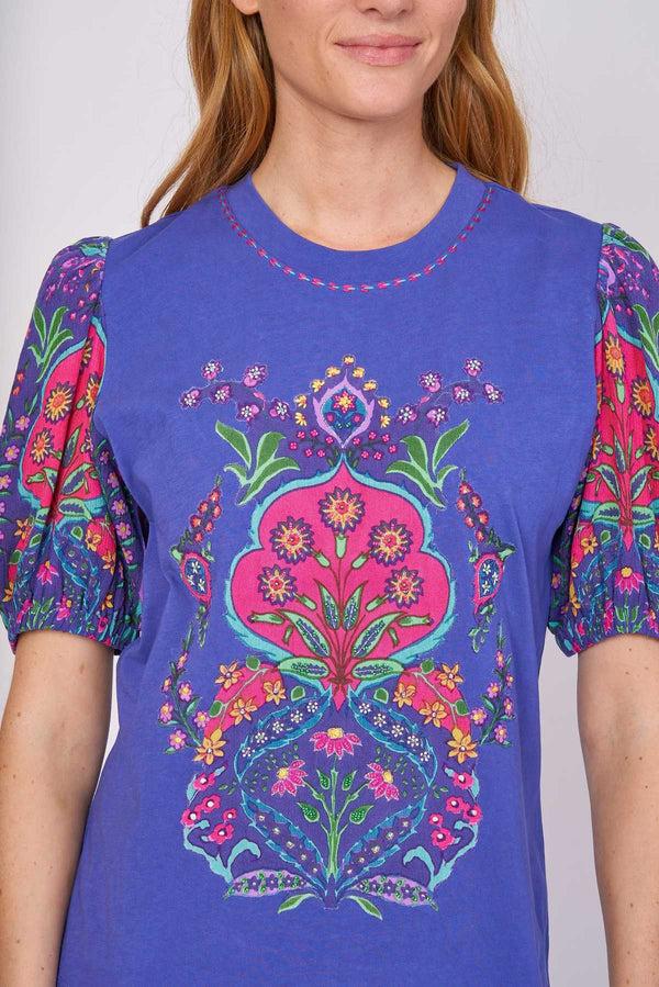 Rene Derhy Tee-shirt Motif Broderies LOINTAIN