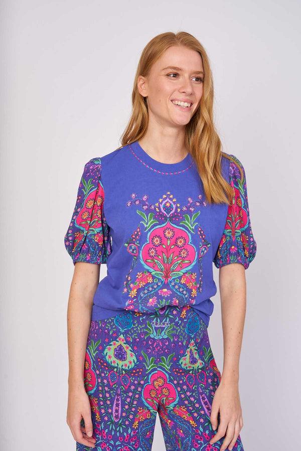 rene derhy Tee-shirt motif broderies LOINTAIN