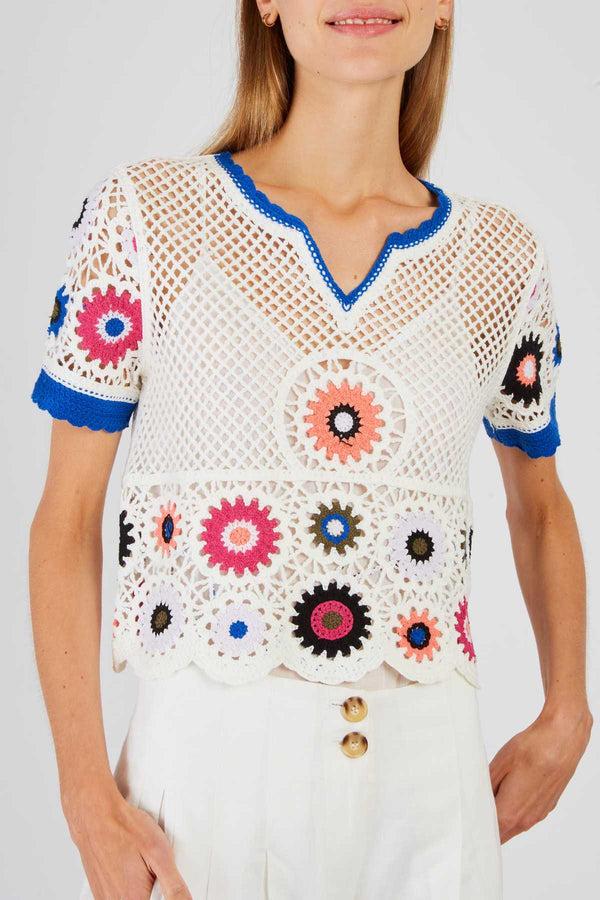 Rene Derhy Top En Crochet EDEN
