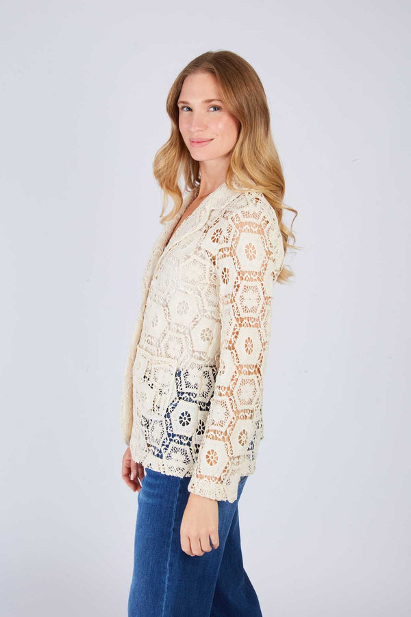 Rene Derhy Veste En Dentelle Crochetée JONAS