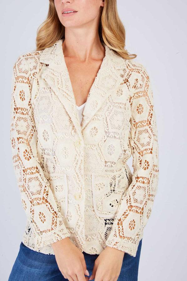 Rene Derhy Veste En Dentelle Crochetée JONAS