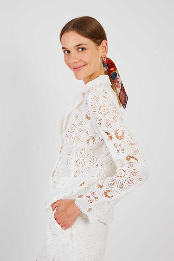 Rene Derhy Veste En Dentelle Unie JENNIFER
