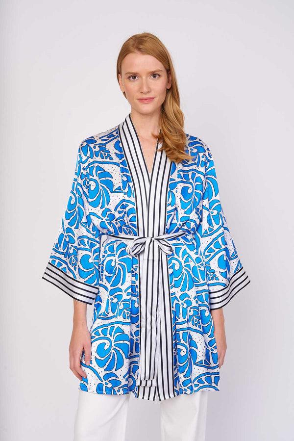 Rene Derhy Veste Kimono Imprimée IRENE