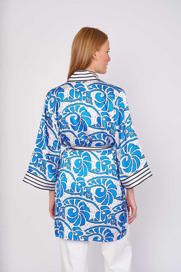 Rene Derhy Veste Kimono Imprimée IRENE