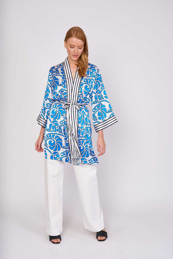Rene Derhy Veste Kimono Imprimée IRENE