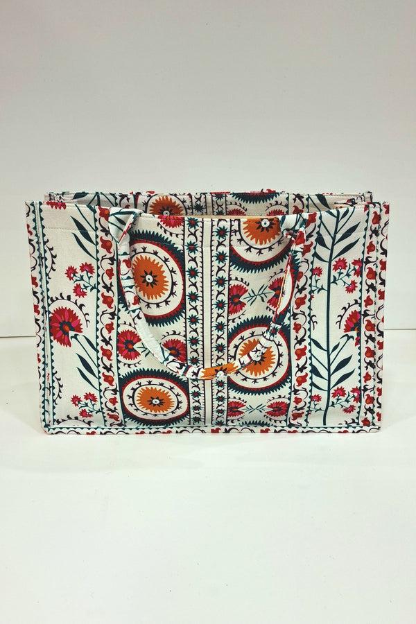 Rene Derhy Sac Cabas Imprimé Floral En Coton QUIBERON