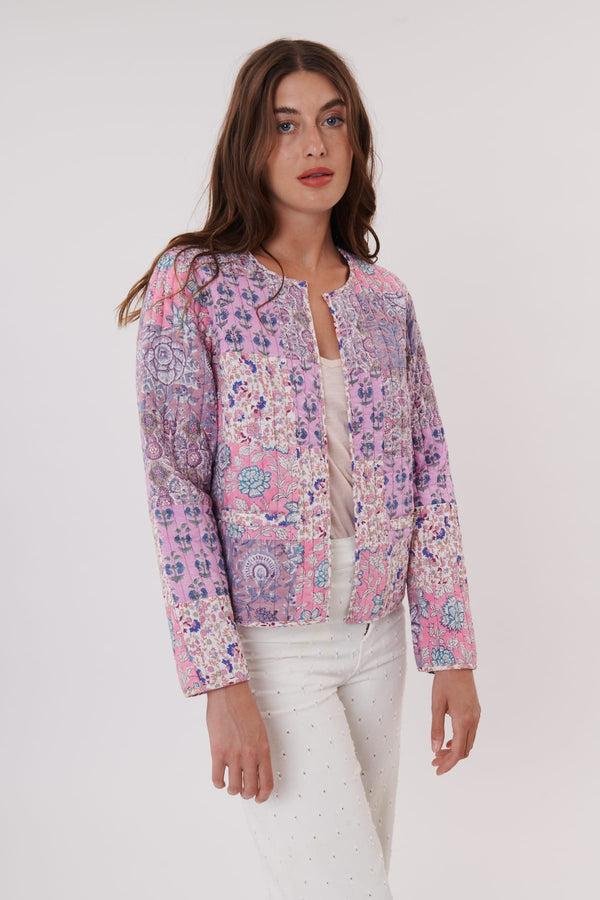 Rene Derhy Veste Matelassée Imprimée à Manches Longues YONAH