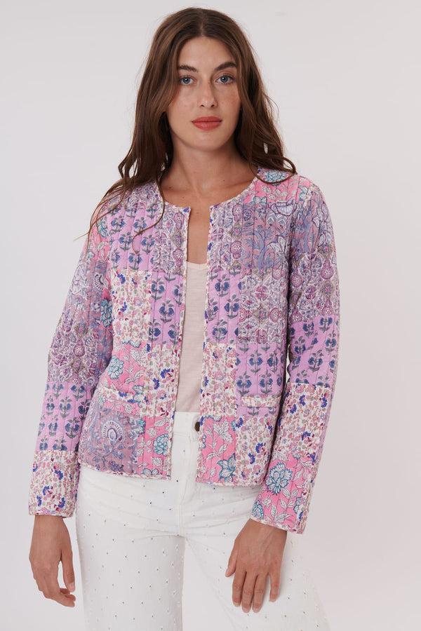 rene derhy Veste matelassée imprimée à manches longues YONAH