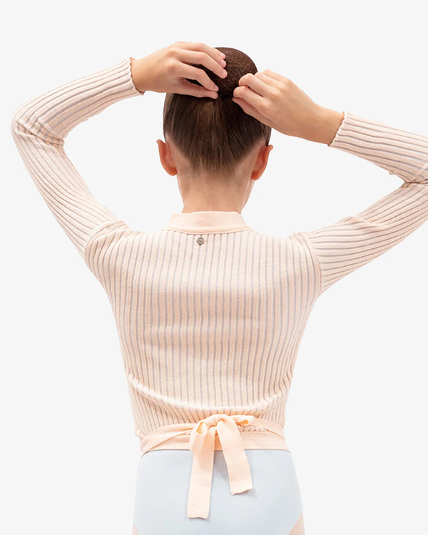 Repetto Cache-cœur En Maille Côtelée Bicolore