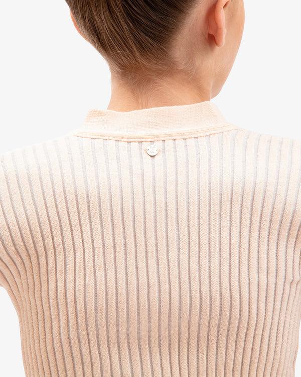 Repetto Cache-cœur En Maille Côtelée Bicolore