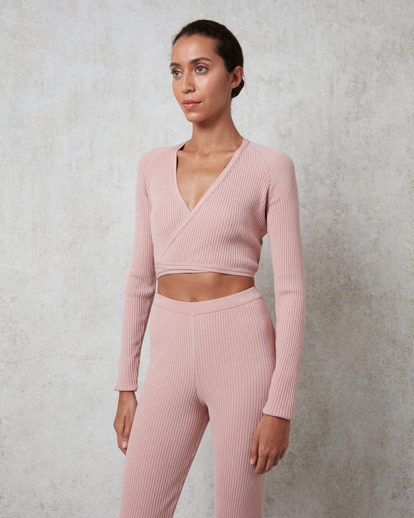 Repetto Cache-cœur Maille Côtelée