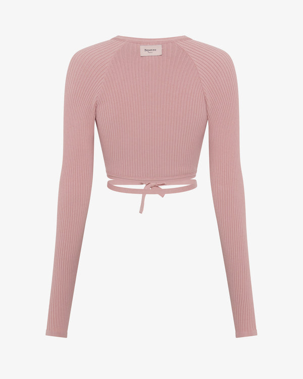 Repetto Cache-cœur Maille Côtelée