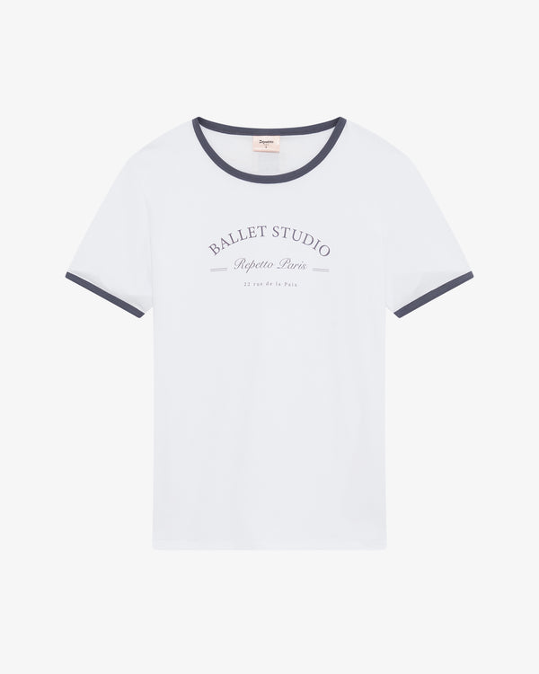 repetto T-shirt ballet studio bicolore