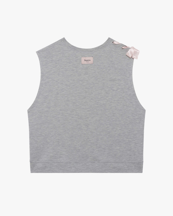 Repetto Top Sans Manche Ruban épaule