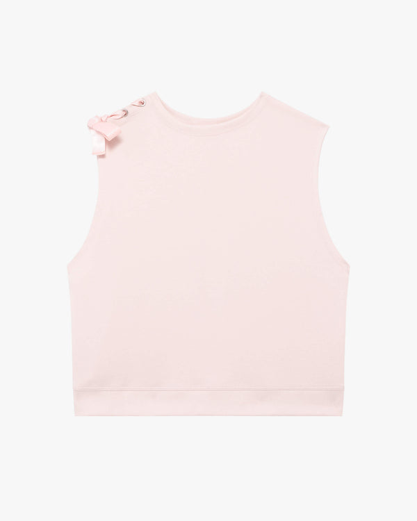 repetto Top sans manche ruban épaule