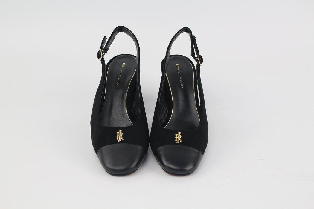 Rève D'un Jour MATILDA Chèvre Velours Noir