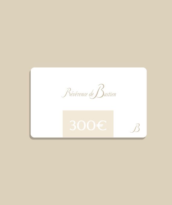 révérence de bastien CARTE CADEAU Platinum – 300€