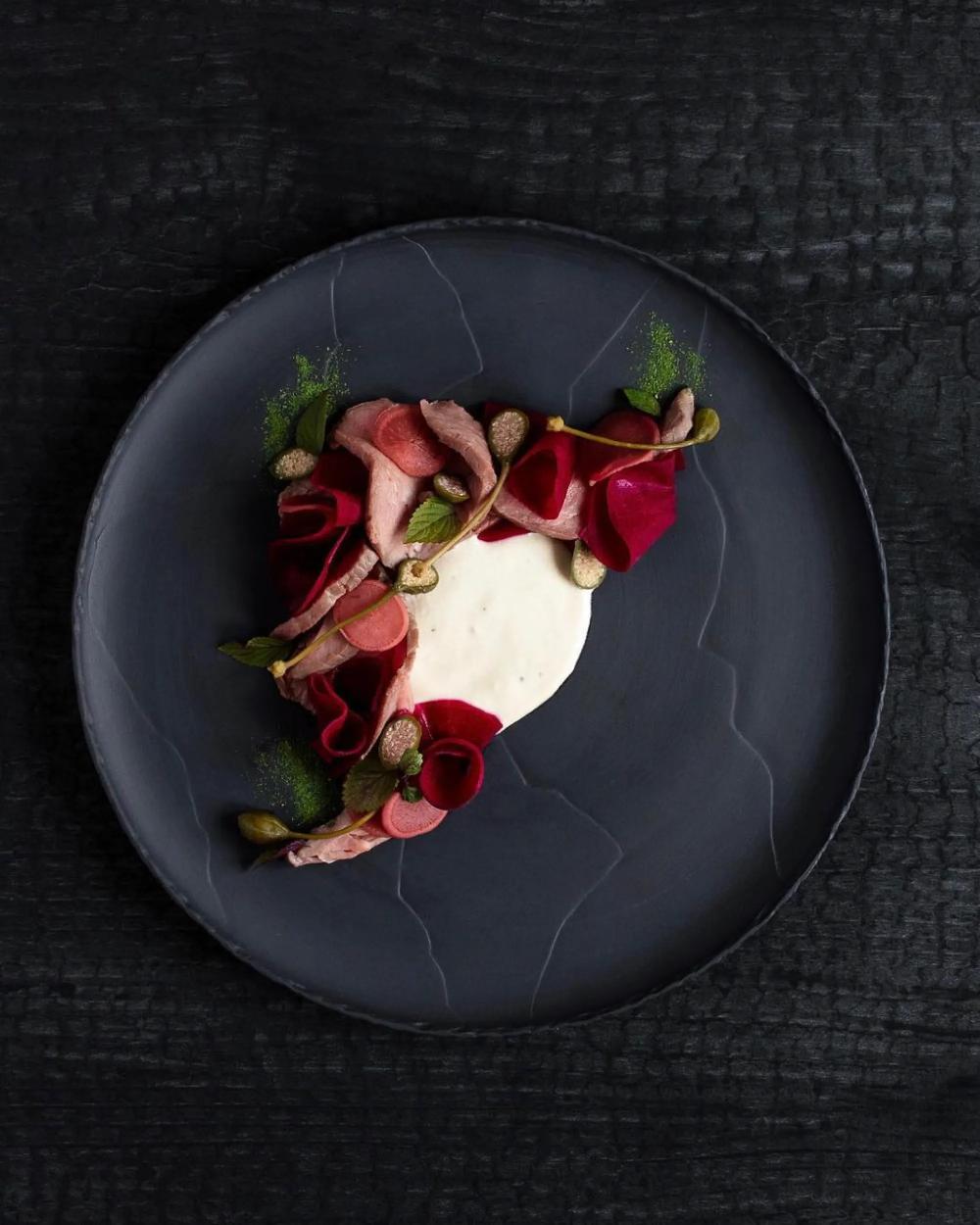 Revol Basalt Assiette Carrée 20 CM