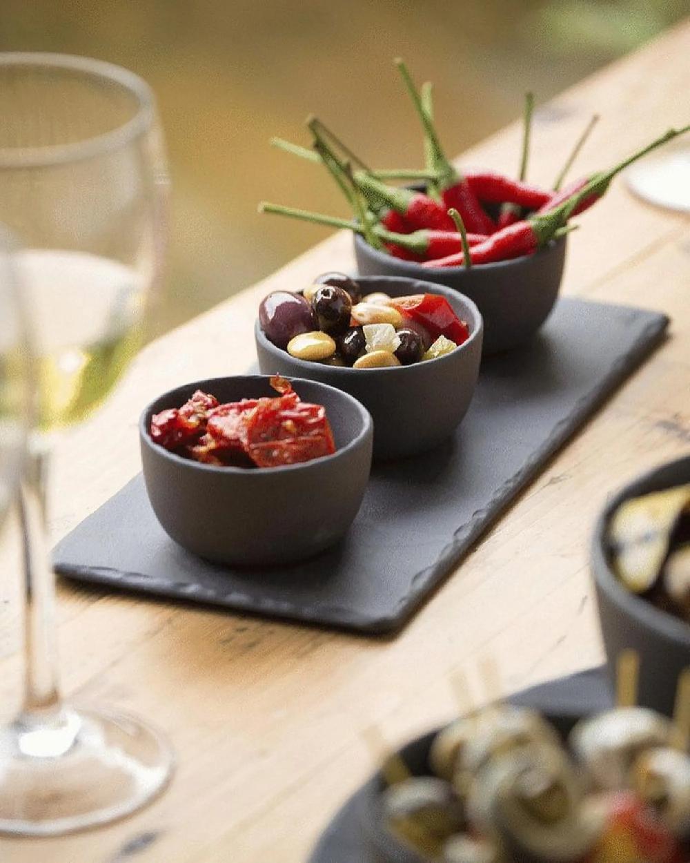 Revol Basalt Assiette Steak Bords Releves 39 5 CM